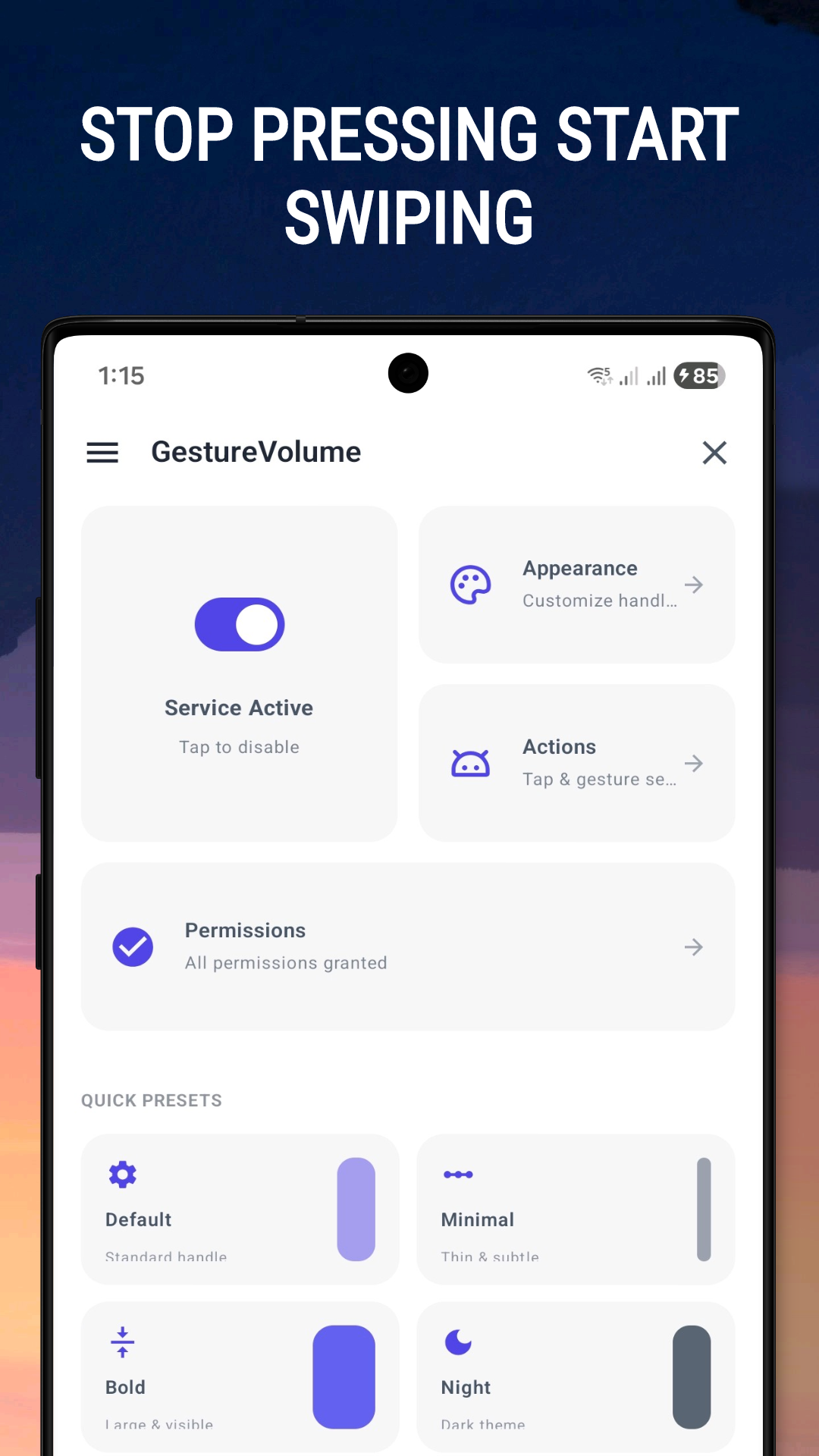 Gesture Volume screenshot